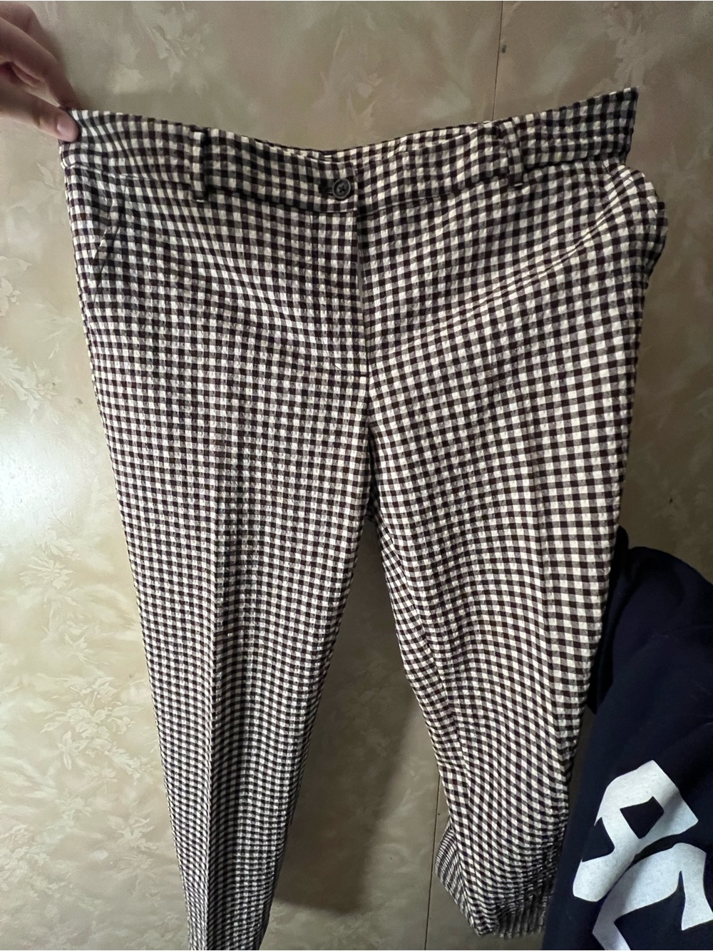Brooks Brothers - Wool Blend Gingham Trousers - Classic Fit